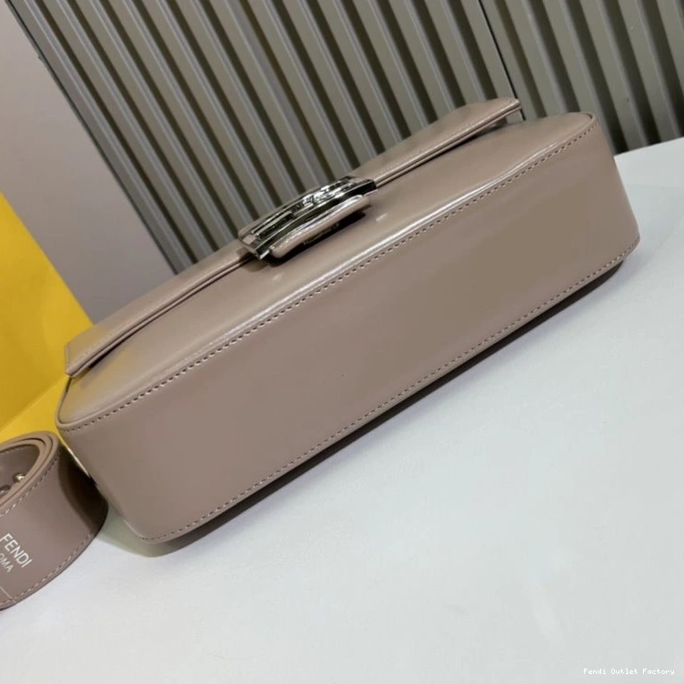 Vintage HOT Medium Bag Leather Tiffany Smooth In Khaki Fendi Baguette 0723